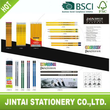 BSCI certificated HB pencil yellow pencil