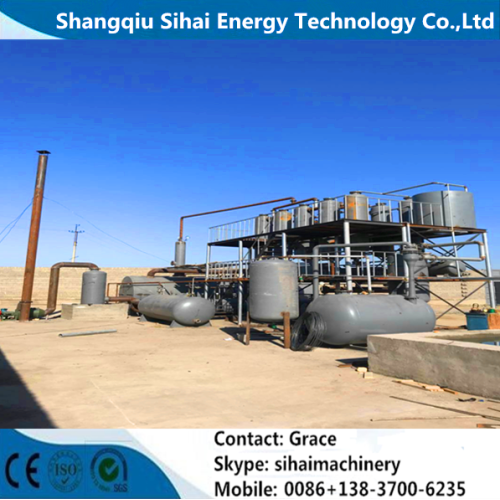 Black Tire Oil Distillation Plant