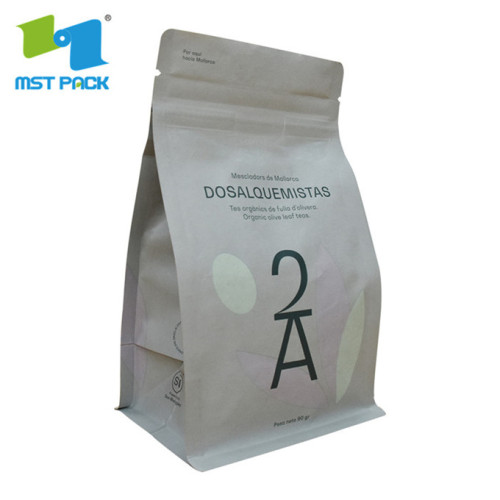 Compostable biscuits packaging bag