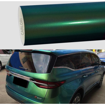 Metallic Fantasy Peacock Green Car Carp Vinyl