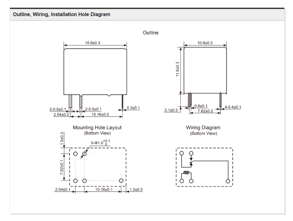 HRS1KH-S-DC5V HRS1KH-S-DC12V HRS1KH-S-DC24V 3A 5pin Signal relay Brand New Original Small relay
