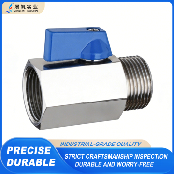 Efficient Mini Ball Valve with Dual-Teeth Construction