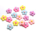 Kawaii Pastellharz Sonnenblumen Charms Flatbacks Blumenanhänger DIY Dekoration Ohrringe Schlüsselanhänger Modeschmuck Zubehör