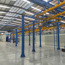 Electrostatic Aluminium Powder Coating Booth with Gun