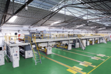 CORRUGATOR CONVEYOR BRIDGE FOR PLANT