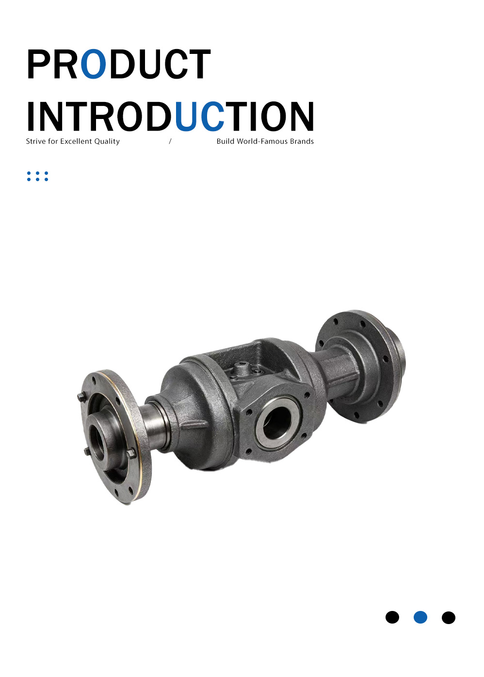 Литье корпуса автомобильного заднего моста из чугуна2 Cast Iron Automotive Rear Axle Housing Casting2