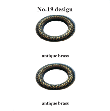 Hot Sales Dense Pattern Antique Brass Curtain Eyelet