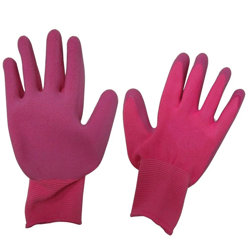 Colorful Soft Foam Latex Gardening Work Glove