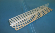 Metal plastering corner bead angle