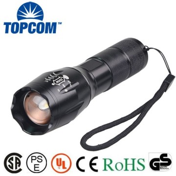 Strong Light Aluminum Zoomable T6 Strong Light Flashlight