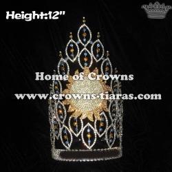 Wholesale Large Crystal Pageant Summer Crowns