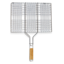 Custom Factory Stainless Steel Hamburger BBQ Grill Basket