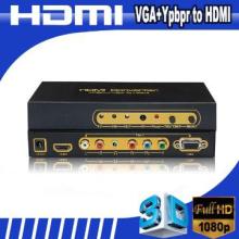 Componet/VGA to HDMI Converter upscaler 720P/1080p