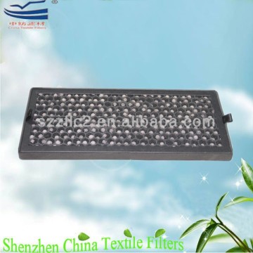 Ventilation activated carbon panel filter