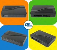 High Performance 4 Port Voip Fxs Gateway Ht-842r Nat Support Transversal