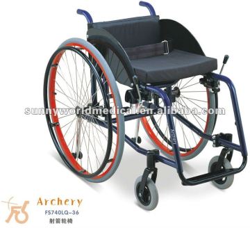 SWFS740LQ-36 leisure wheelchair of Leisure sport wheelchair steel frame wheelchair