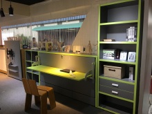 Kit of murphy bed with desk