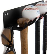 Factory Wholesale: Premium Quality Wall-Mounted Metal Baseball Bat Rack