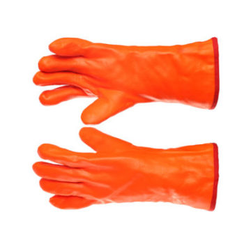 Insulated winter gloves with a turn-out liner