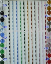 Decorative crystal glass beaded curtain