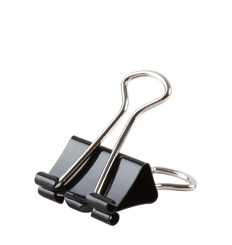 15mm small black metal double binder clips