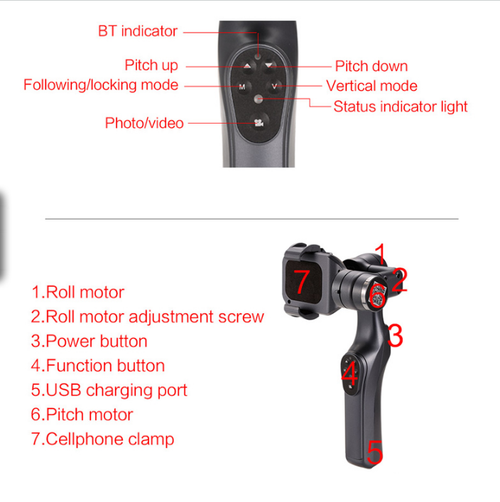 Gimbal For Phone And Camera