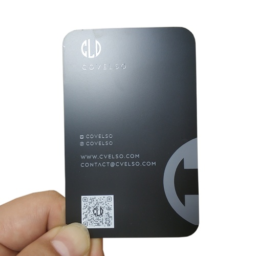 Premium Stainless Electroplating Black Business Card