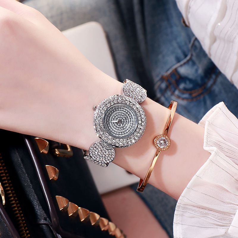 Wholesale Gold 18K Plating Classic Quartz Watch Stainless Steel Watches For Women