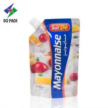 Mayonnaise bag with spout