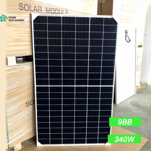 340W halvcells poly solpanel