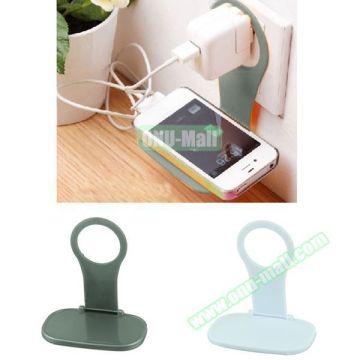 Nice Design Foldable Plastic Wall Cell Phone Mobile Phone Charging Holder