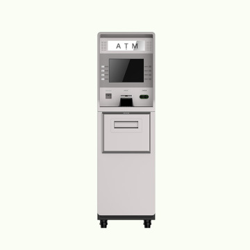 Divardakı ATM-də ağ etiketli delik