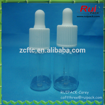 10ml,20ml round clear PET e-liquids bottle with childproof dropper/13mm childproof dropper plastic e-liquids bottle