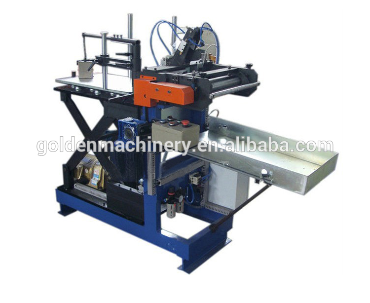 Semi-automatic Roll forming machine For Ice Bucket Tin Container Making