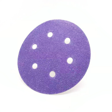 SABER 6inch 150mm Purple Ceramic Disc Sanding Abrasive for Sanders
