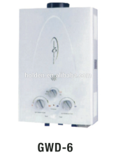 GWD-6 Powder coated steel Housing Material and Instant gas water heater