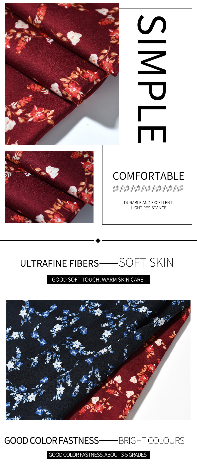 Elastic wire printed flannel fabric