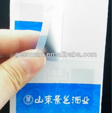 Custom13.56Mhz HF Tamper Proof RFID Stickers for Supply Chain
