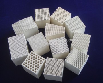 Heat storage honeycomb ceramic carrier