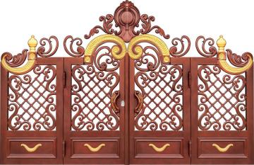 Upscale Mansion Aluminum Gate