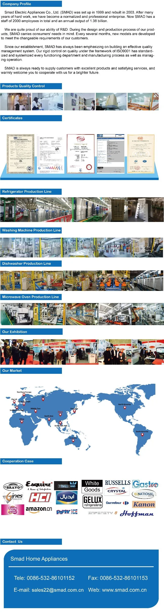 Commercial Refrigerator Catering Equipment Fan Cooling Cake Showcase