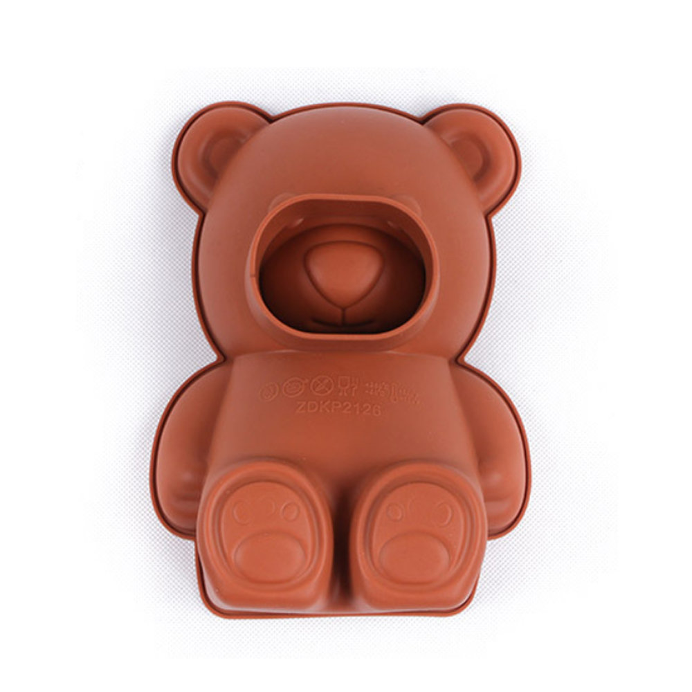 3D Kawaii Bear Silicone Cake Mold Pan (15)