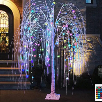 Wholesale Outdoor LED Christmas Yard Decorations: White Palm and Birch Trees
