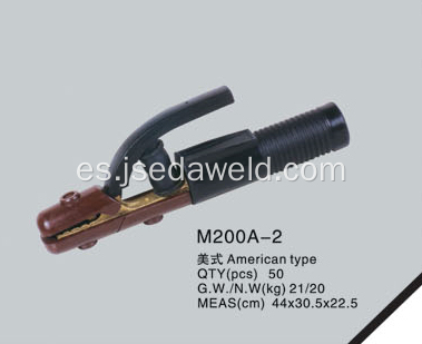 Americano tipo sostenedor del electrodo M200A-2 (cobre lleno)
