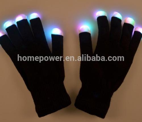 2016 cheap Party Light Up Gloves/Adult Custom Logo Led Gloves