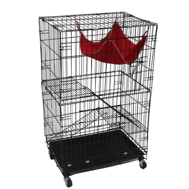 high quality hengshui Three ayers cat cage/pet cage for breeding