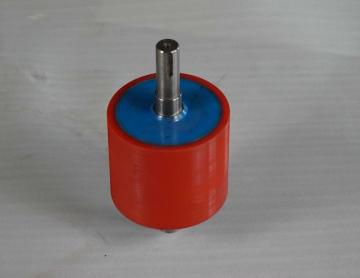 Heat transfer machine rubber roller