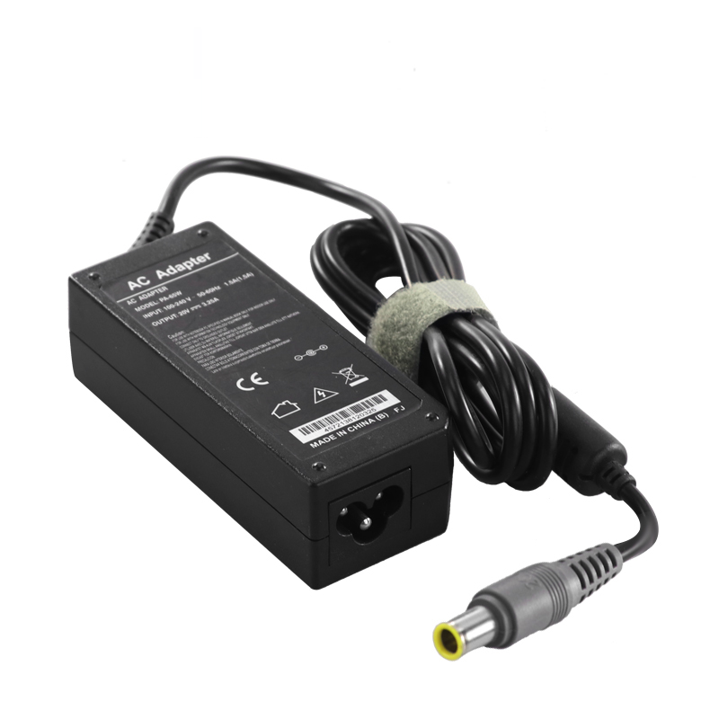 Adaptateur de bureau CE Chargeur d'ordinateur portable 65W pour Lenovo