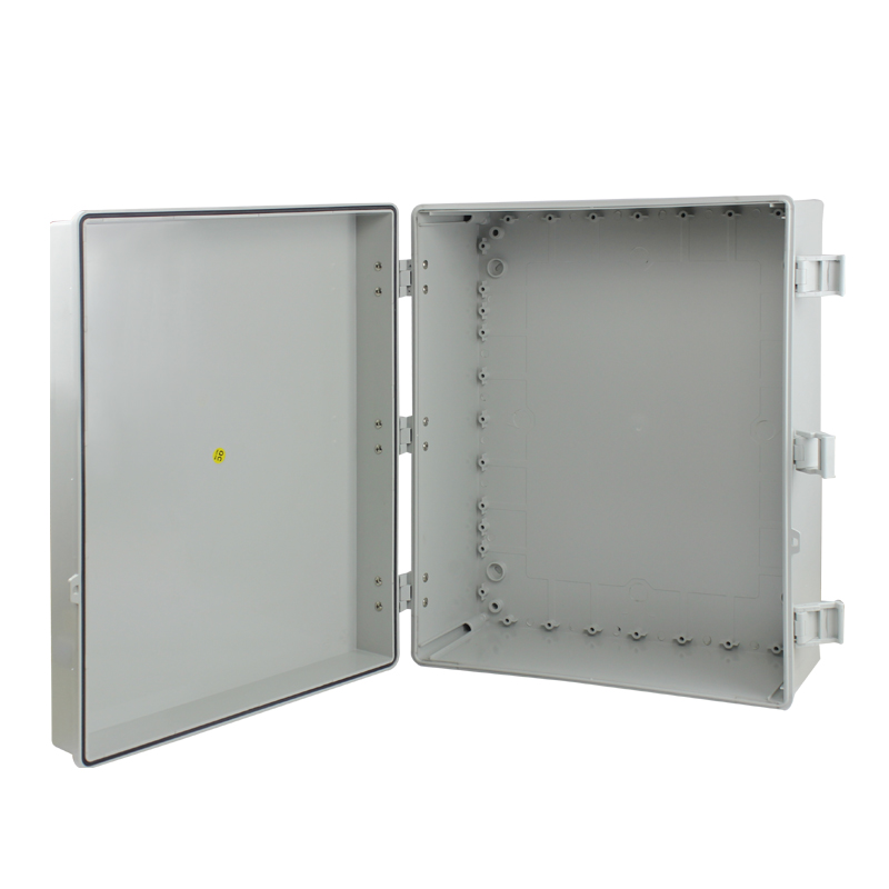 SAIPWELL 600*400*220mm UV Protection Grey Cover 3 Buckles Electric PC Waterproof Box Plastic Waterproof Junction Box with IP66