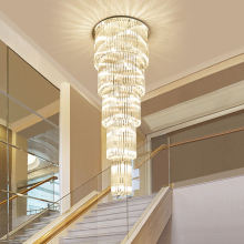 Customizable Luxury Mansion with Crystal Chandeliers and French Pendant Lights